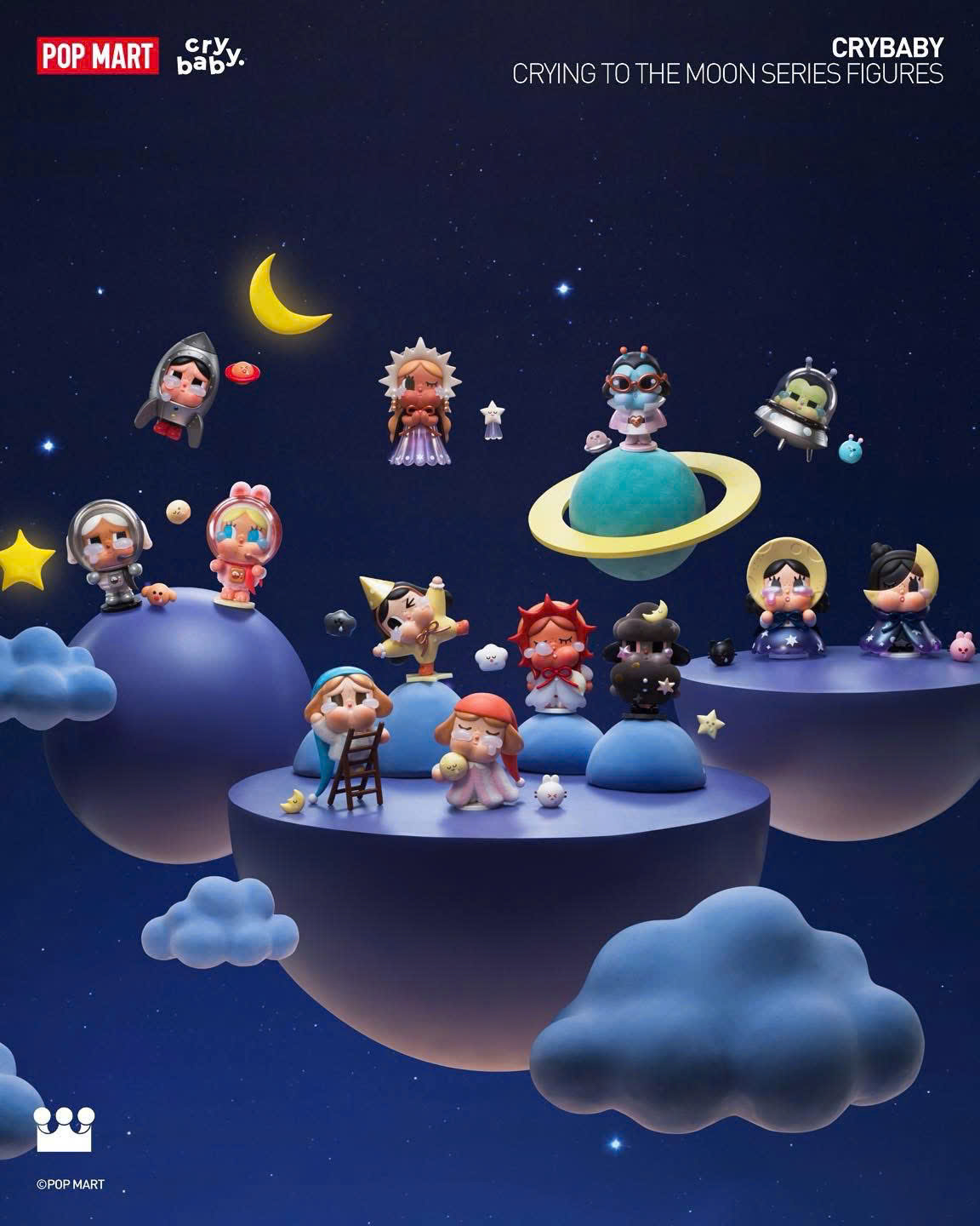 CRYBABY CRYING TO THE MOON SERIES FIGURES