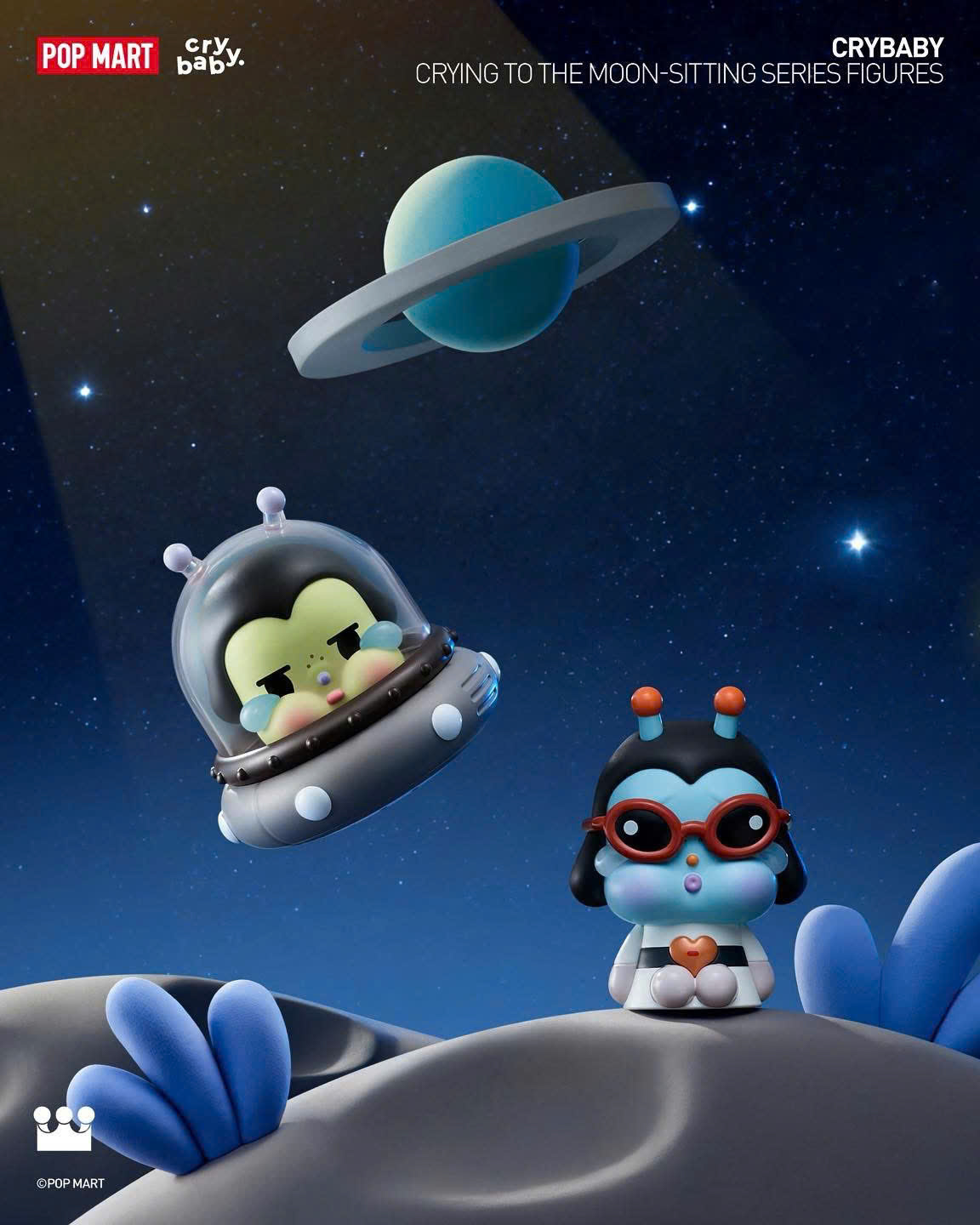 CRYBABY CRYING TO THE MOON-SITTING SERIES FIGURES