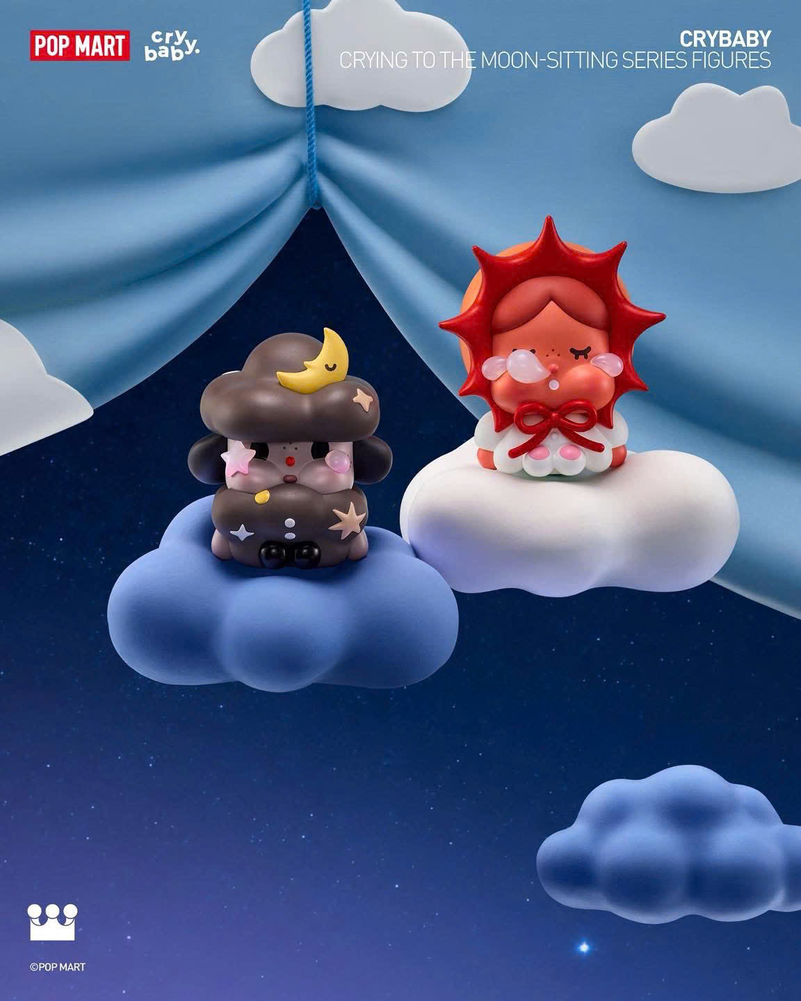 CRYBABY CRYING TO THE MOON-SITTING SERIES FIGURES