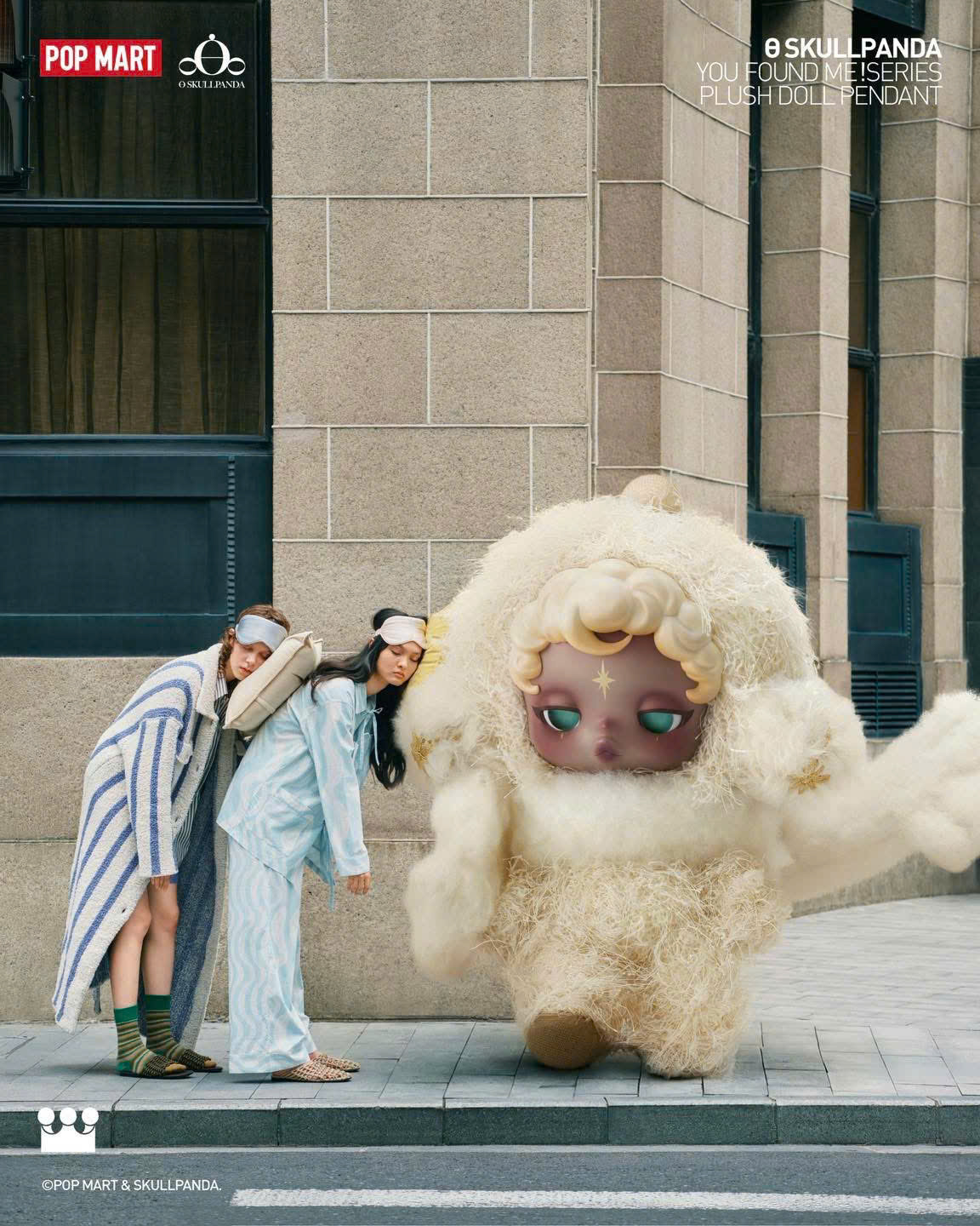 SKULLPANDA You Found Me! Series Plush Doll Pendant