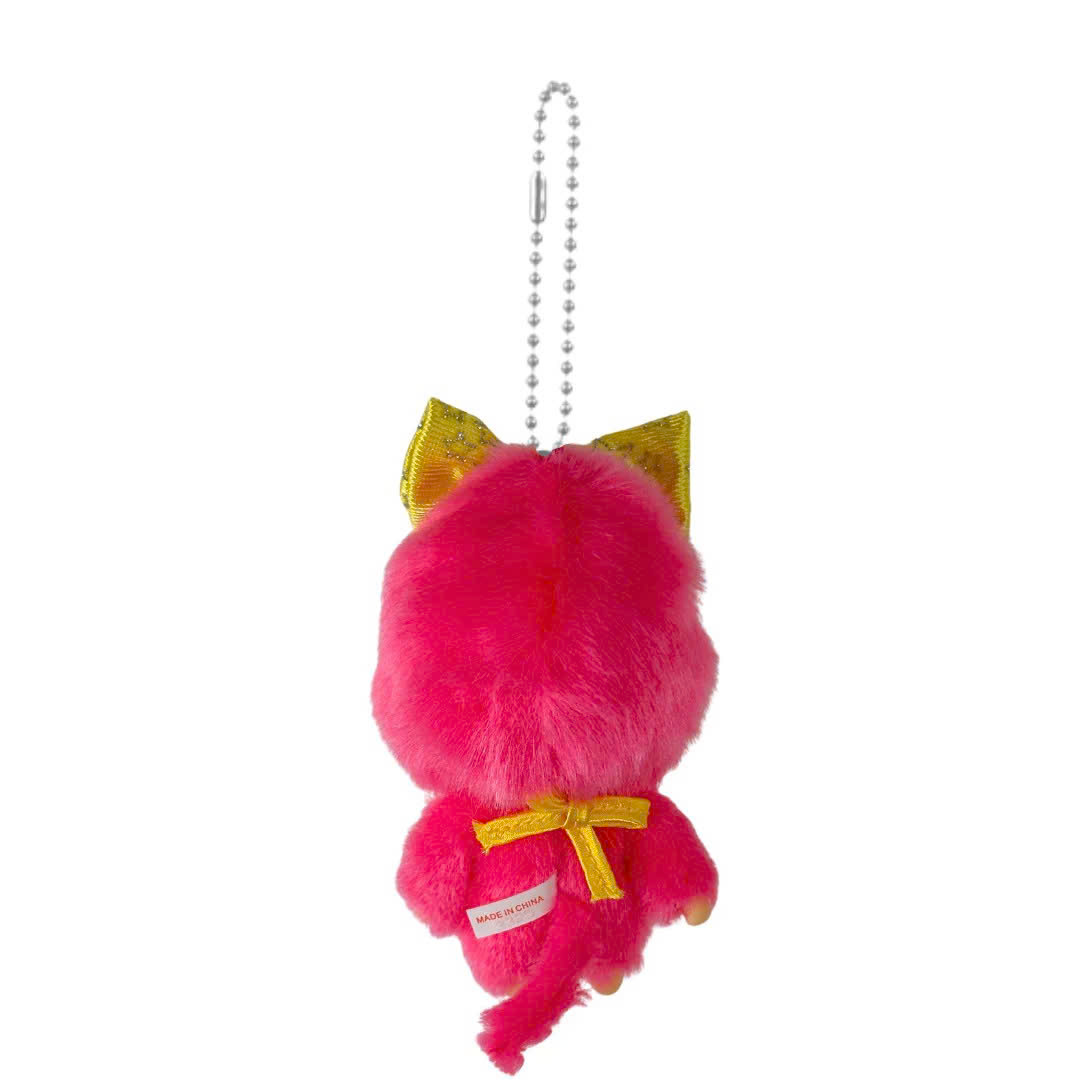 MONCHHICHI MAY YOUR WISH COME TRUE! BIG FACE SS 美(PRETTY) KEYCHAIN