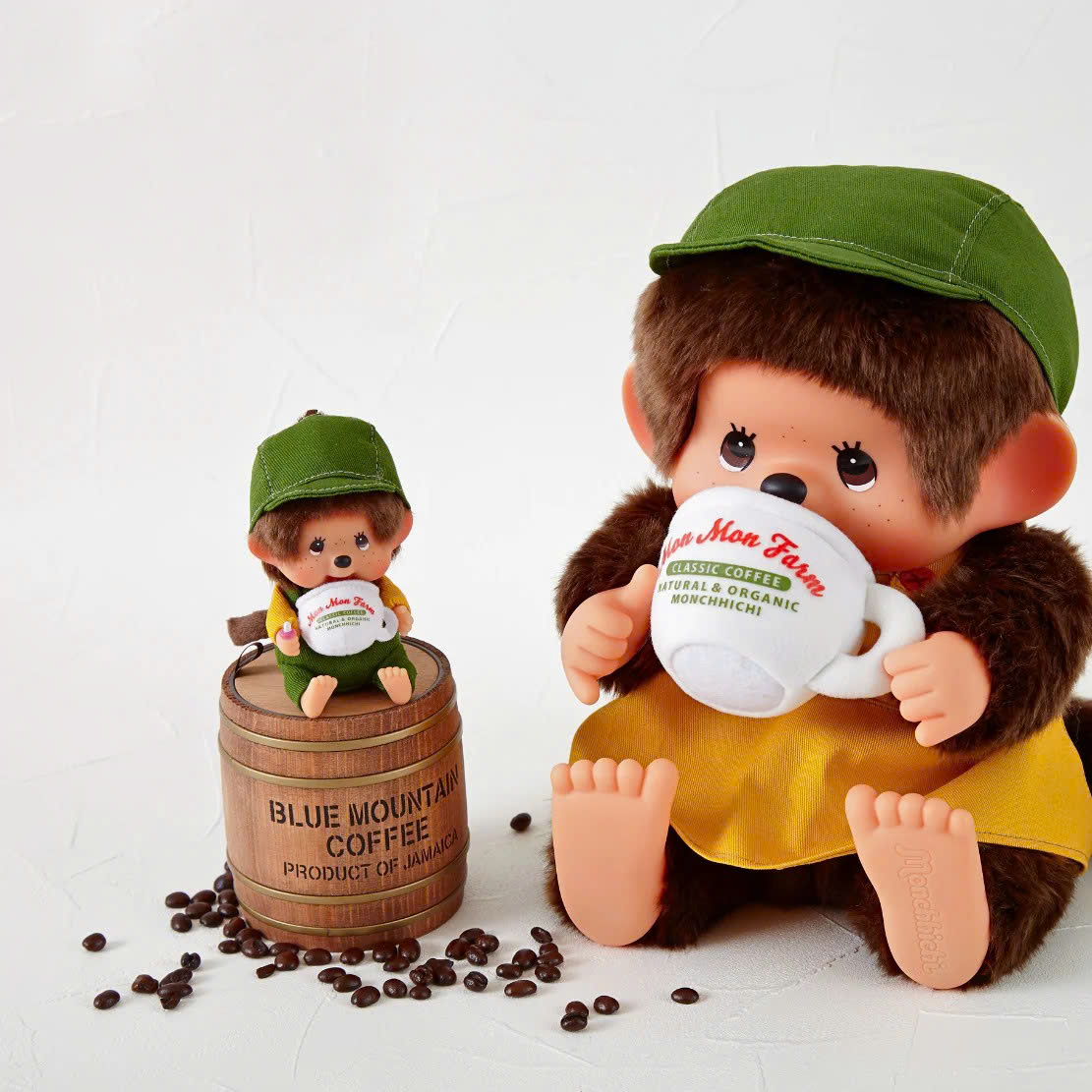 Monchhichi MMF Coffee SS Keychain Boy