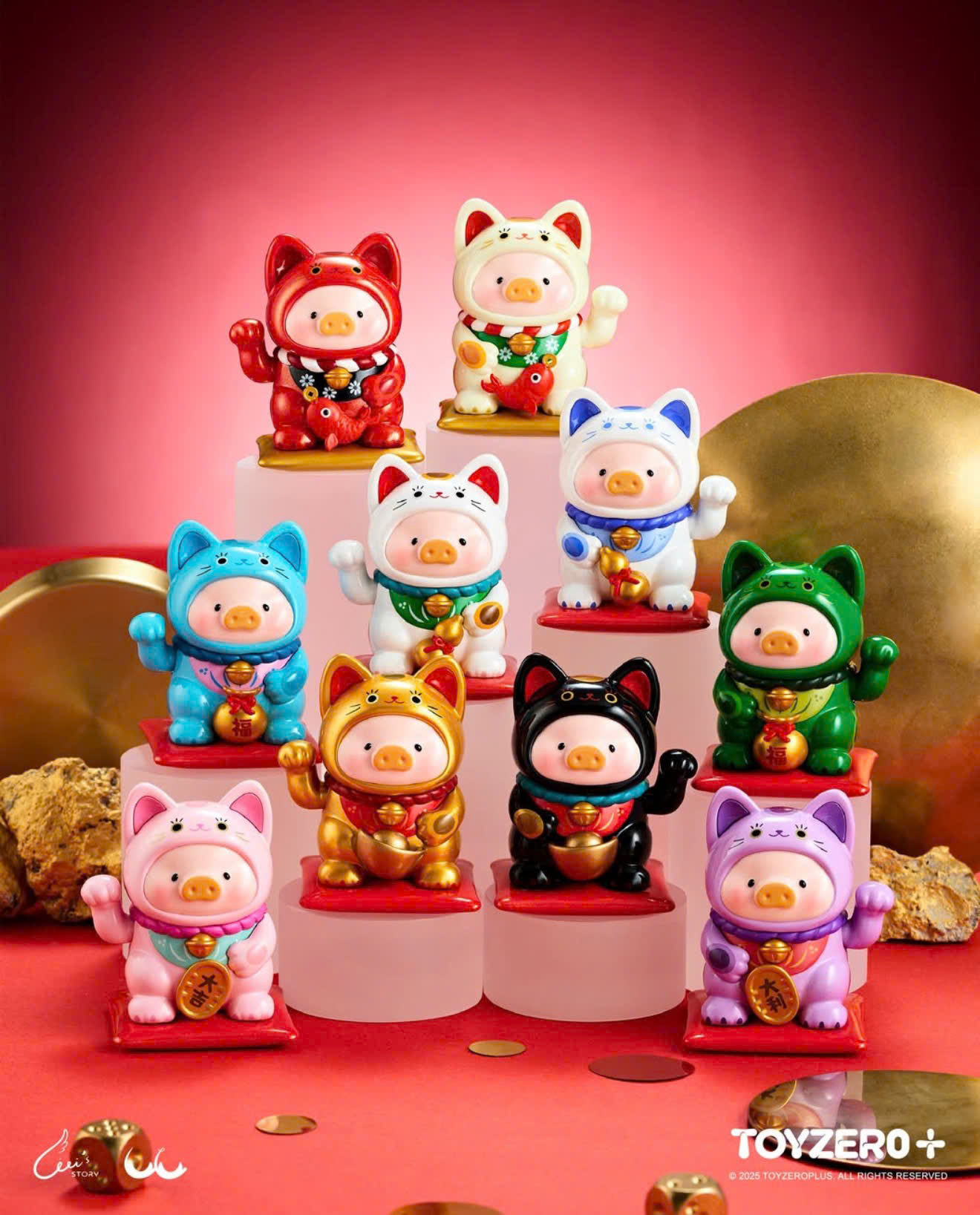LuLu the Piggy Lucky Cat Series Blind Box