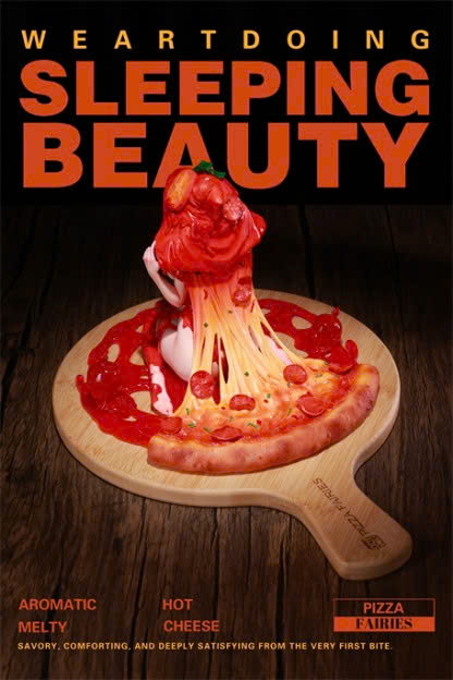 [Pre-order] Sleeping Beauty-Pizza Fairies-Classic Tomato