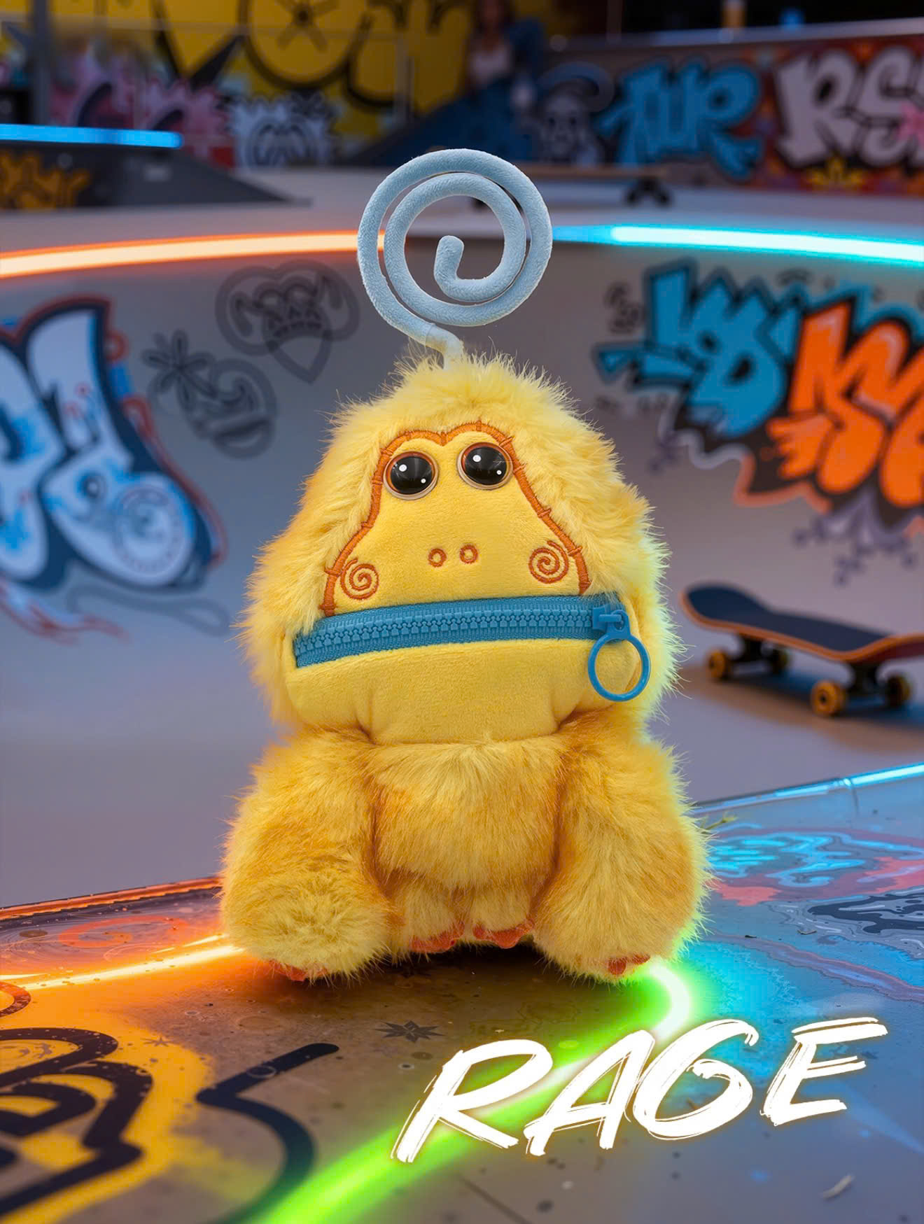 Nom Bad Mood Squeaky plush pendant Blind box