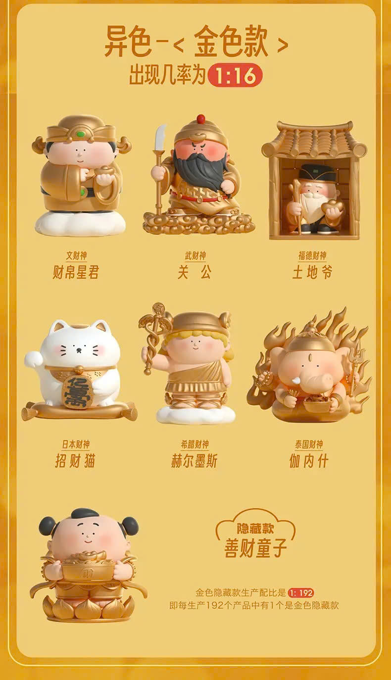 God of Wealth Comes to My Home Series Blind Box