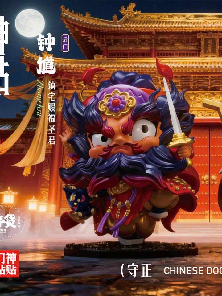 FUFUTIETIE Series: Door God Figurine Blind Box