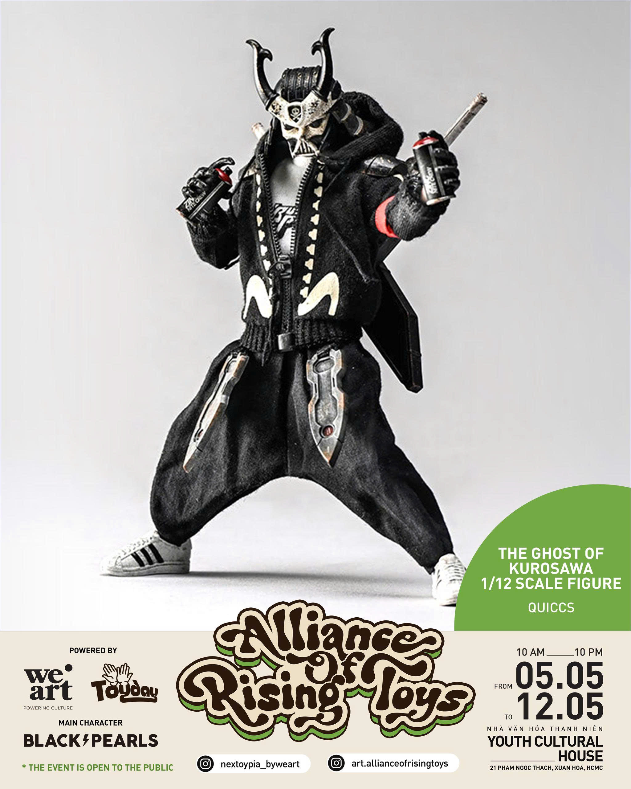 Quiccs - Ghost of Kurosawa 1:12 Scale Action Figure OG Colorway