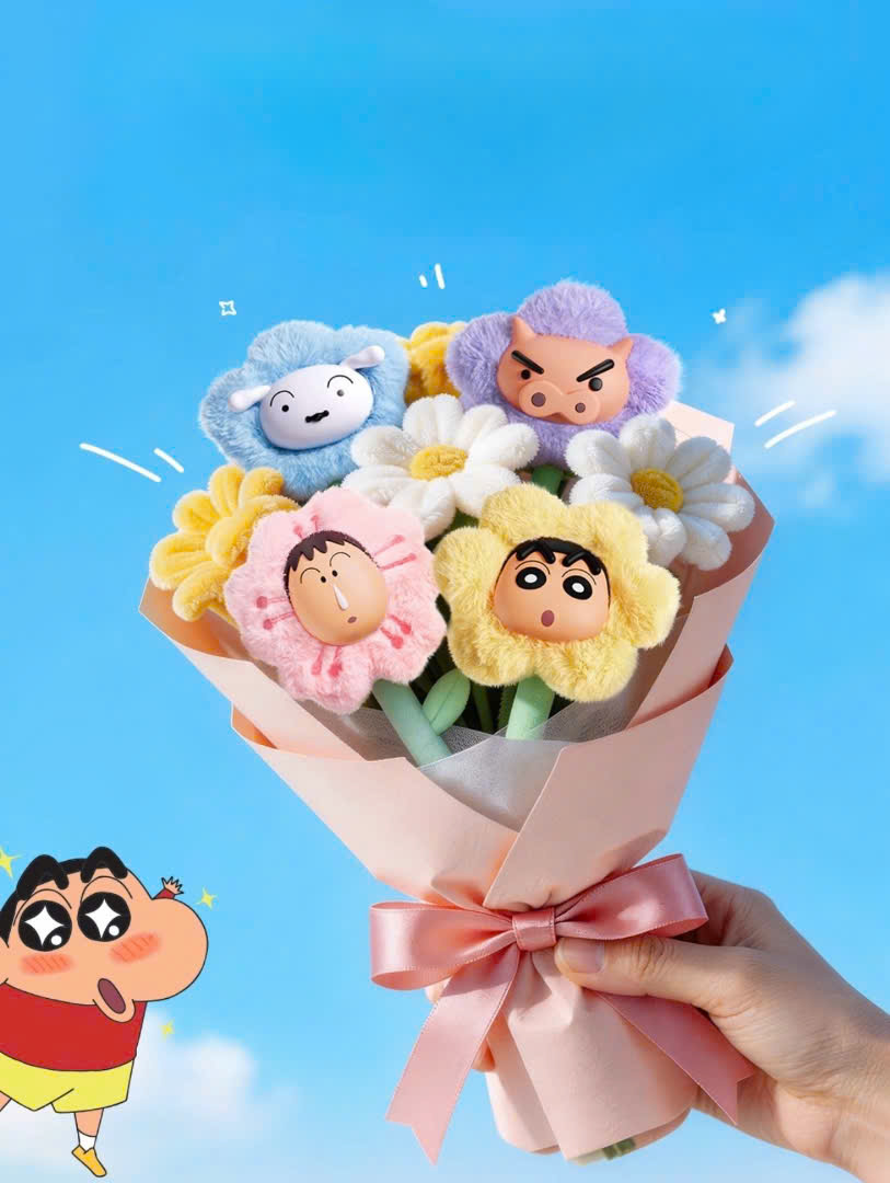 Crayon Shin-chan Flower Scented Plush Blind Box