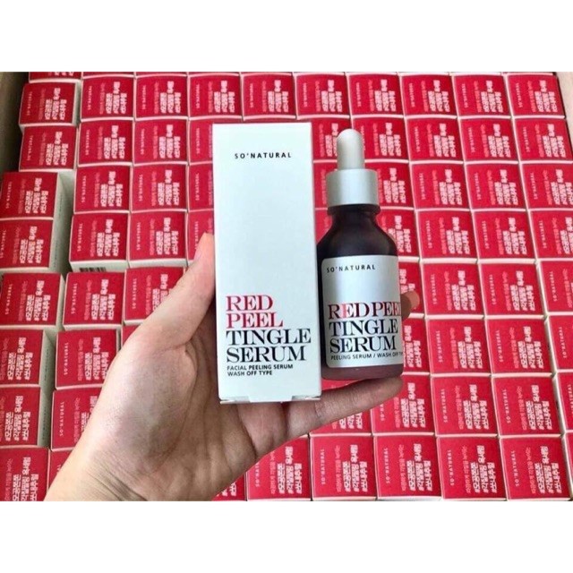 RED PEEL TINGE SERUM SONATURAL – Serum Peel Da Sinh Học Thế Hệ Mới