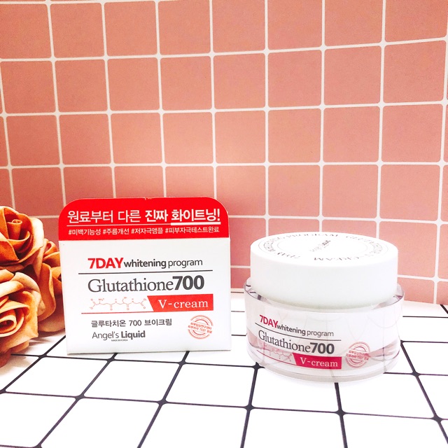 KEM TRẮNG DA 7DAY WHITENING PROGRAM GLUTATHIONE 700 V – APMLE