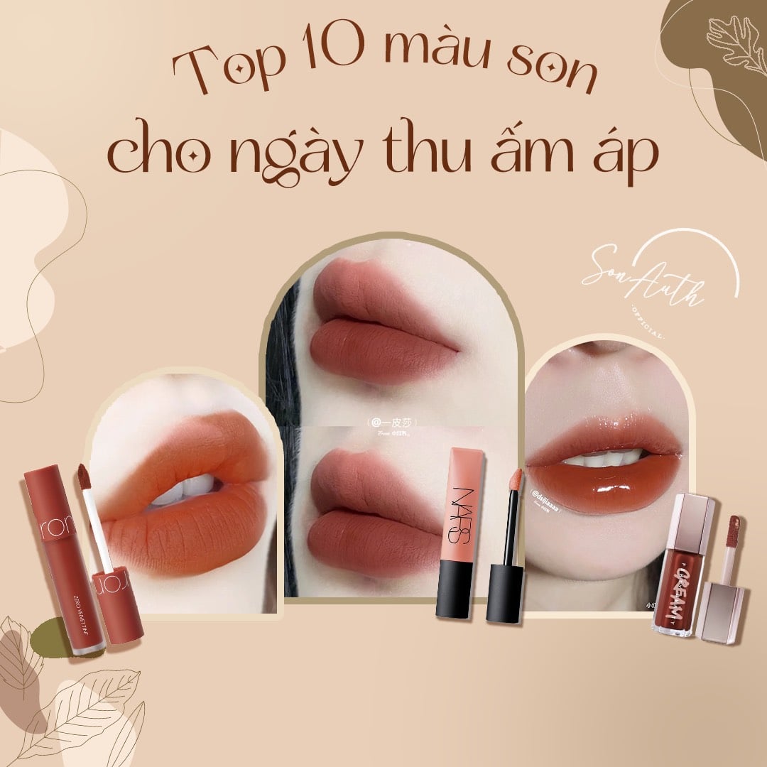 MakeUp101: Son Xinh Cho Ngày Thu Ấm Áp ~