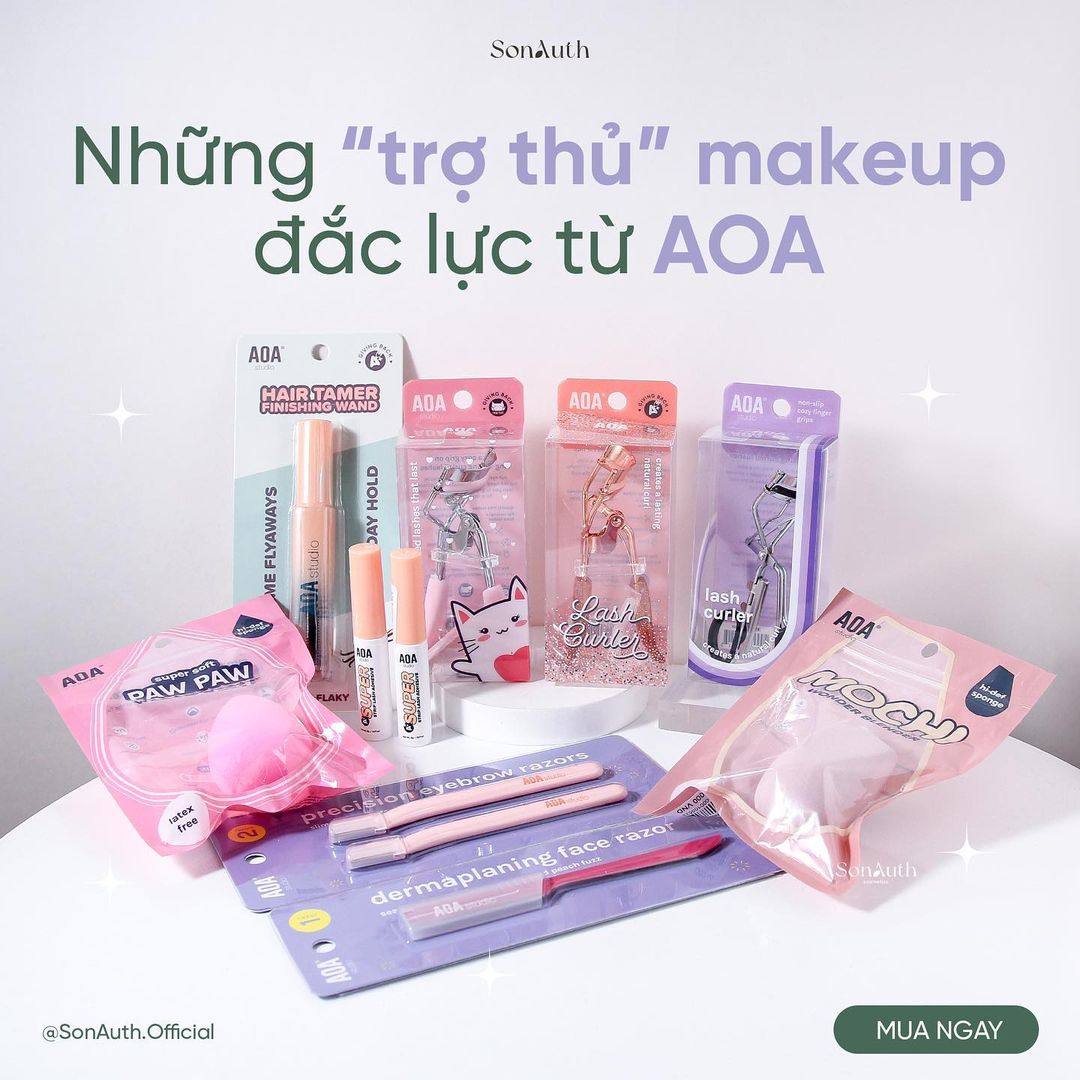 Những dụng cụ đắc lực giúp cho lớp makeup của bạn từ AOA