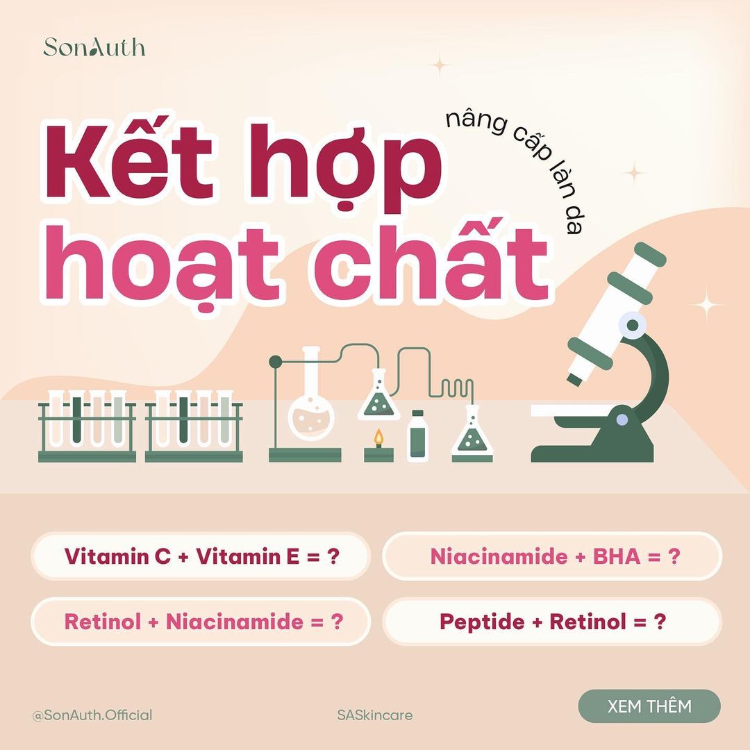 Kết Hợp Hoạt Chất Nâng Cấp Làn Da Kết Hợp Hoạt Chất Nâng Cấp Làn Da