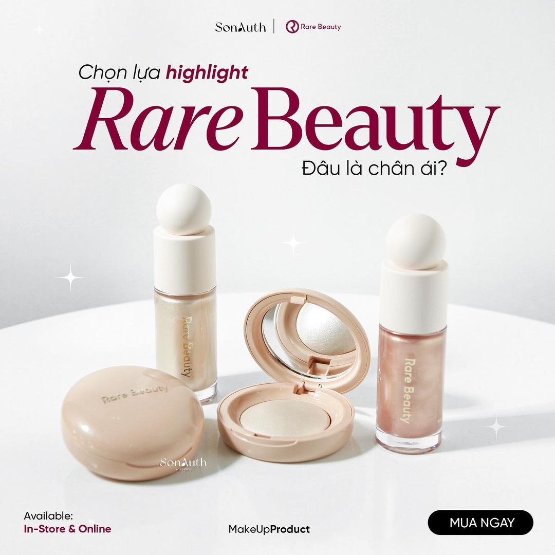 Lựa chọn highlight Rare Beauty - Đâu là chân ái cho bạn?