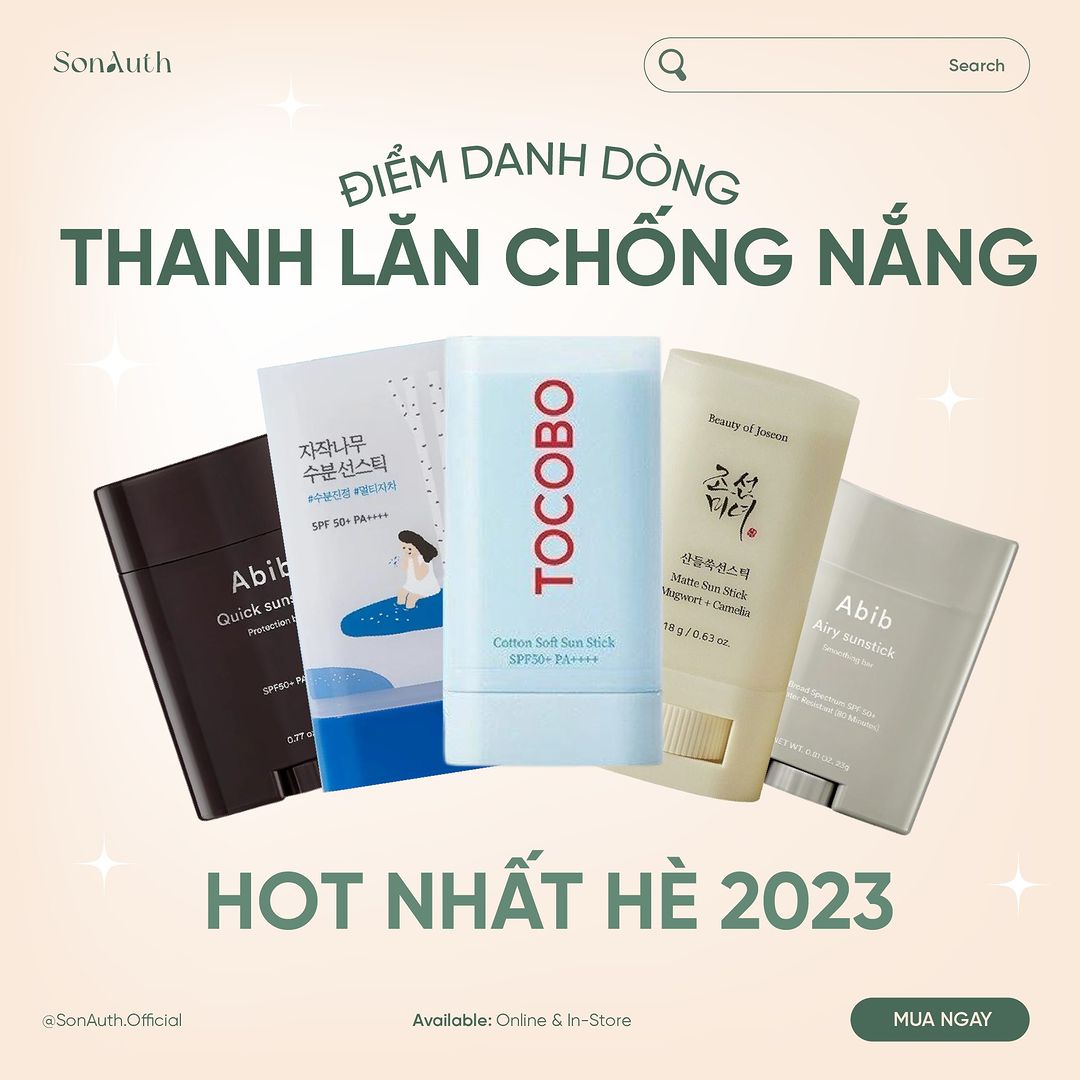 Điểm Danh Thanh Lăn Chống Nắng Điểm Danh Thanh Lăn Chống Nắng