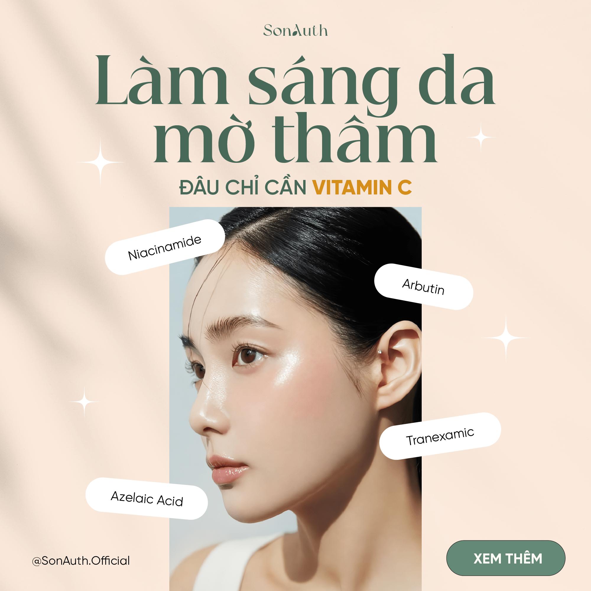 LÀM SÁNG, MỜ THÂM ĐÂU CHỈ CÓ MỖI VITAMIN C LÀM SÁNG, MỜ THÂM ĐÂU CHỈ CÓ MỖI VITAMIN C