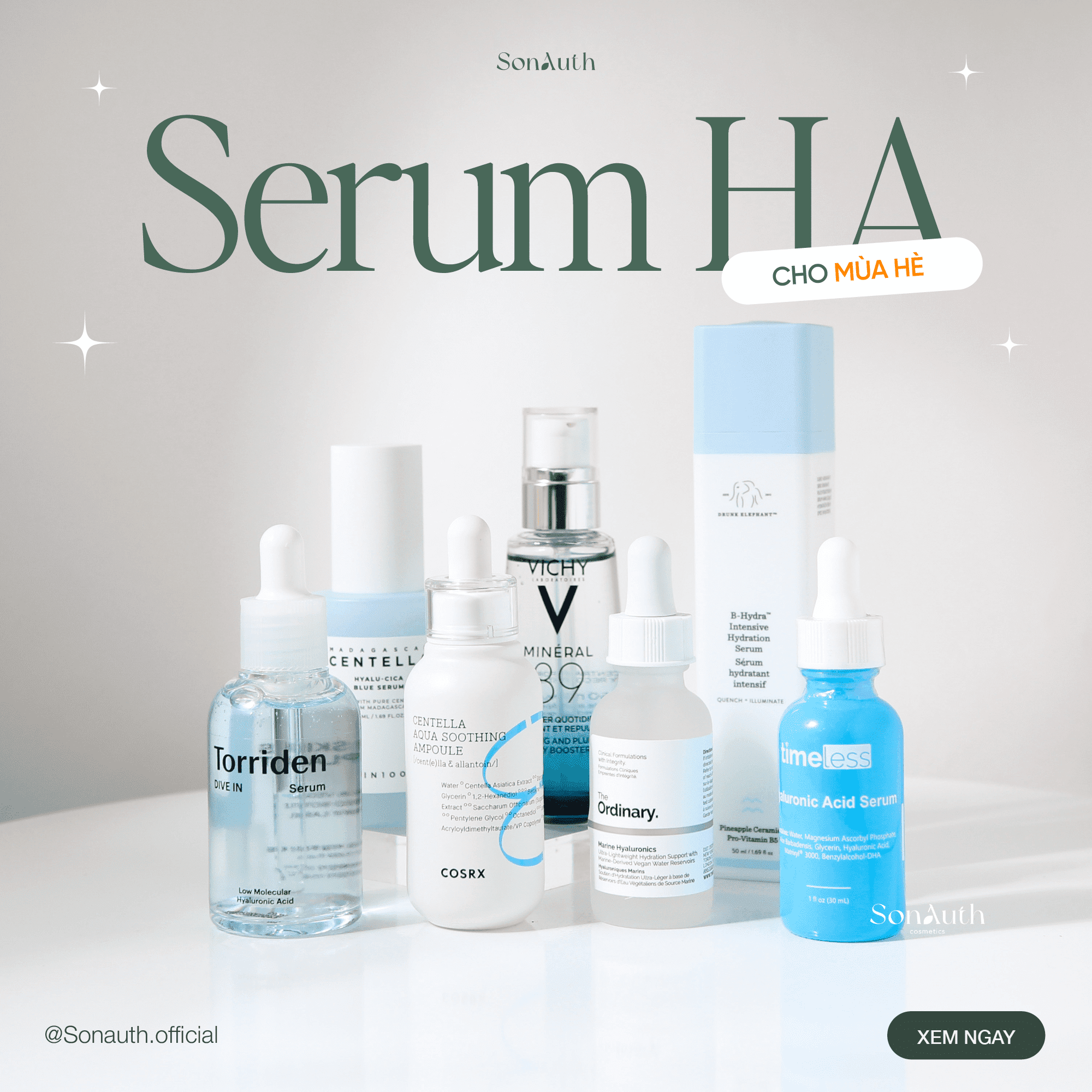 SERUM HA DÀNH CHO MÙA HÈ SERUM HA DÀNH CHO MÙA HÈ