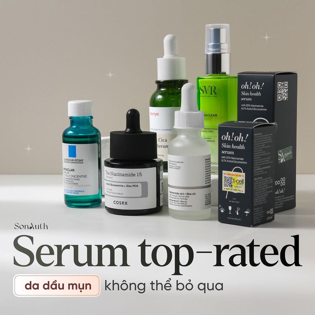 Serum Da Dầu Mụn Không Thể Bỏ Qua