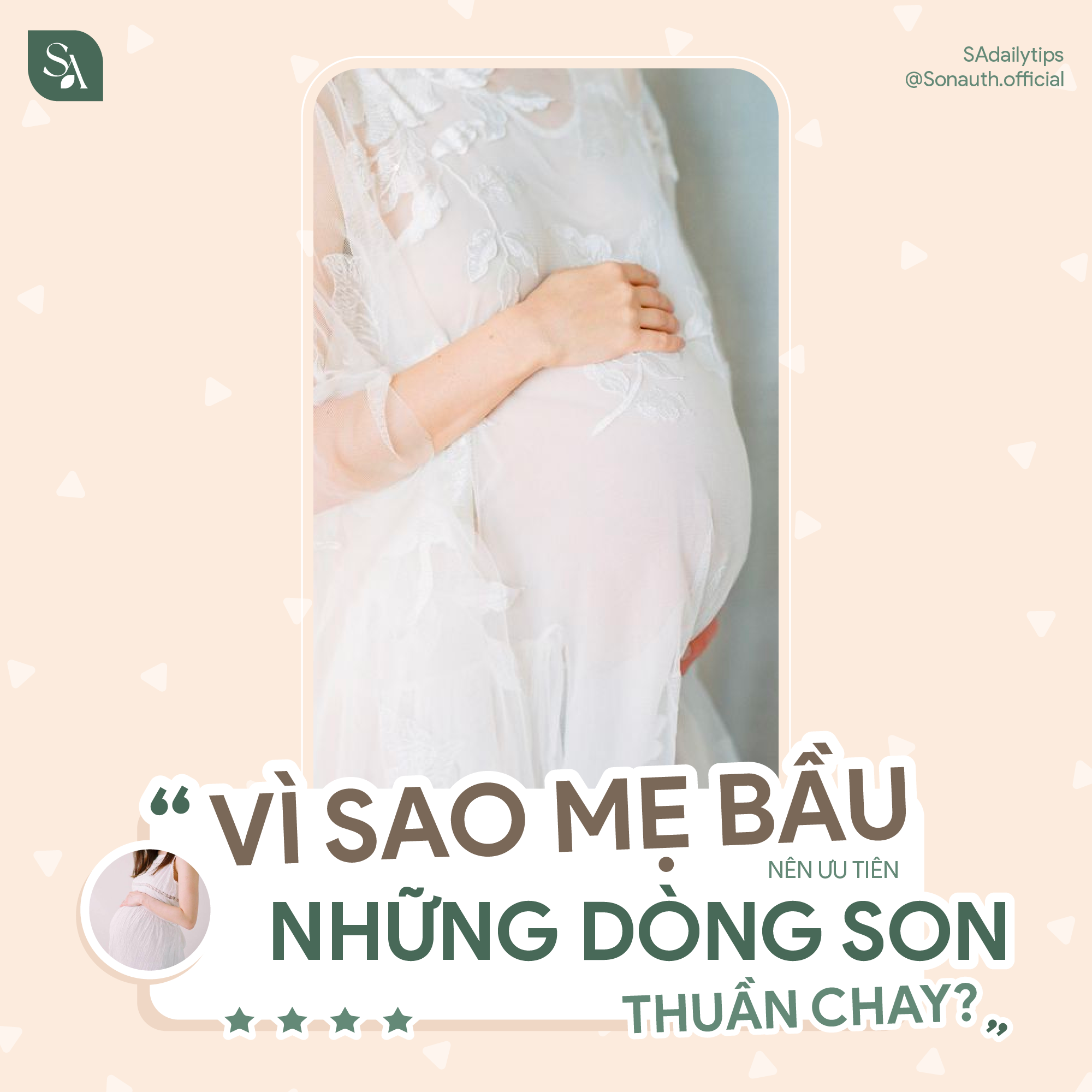 Vì sao mẹ bầu nên chọn những dòng son thuần chay?