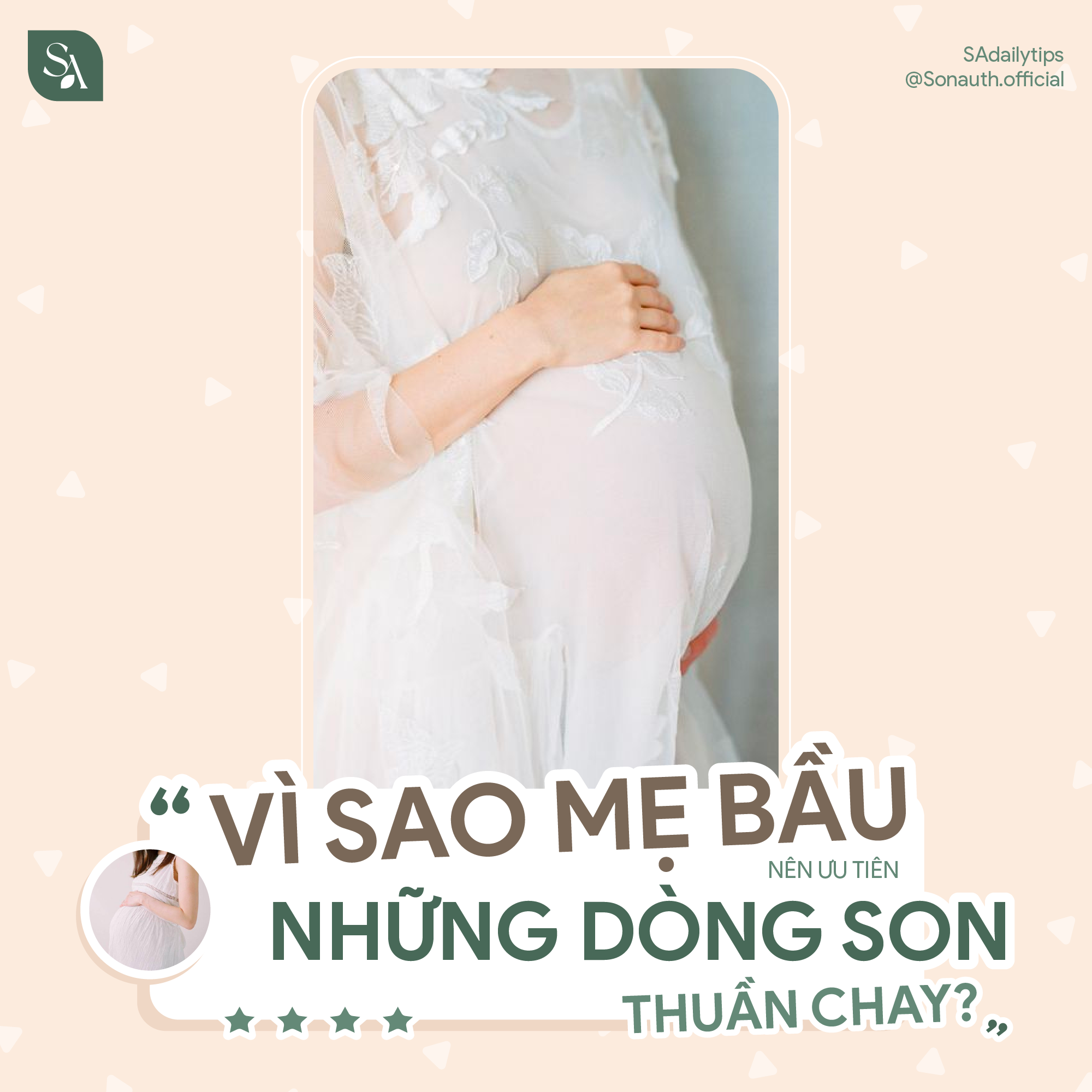 Vì sao mẹ bầu nên chọn những dòng son thuần chay? Vì sao mẹ bầu nên chọn những dòng son thuần chay?
