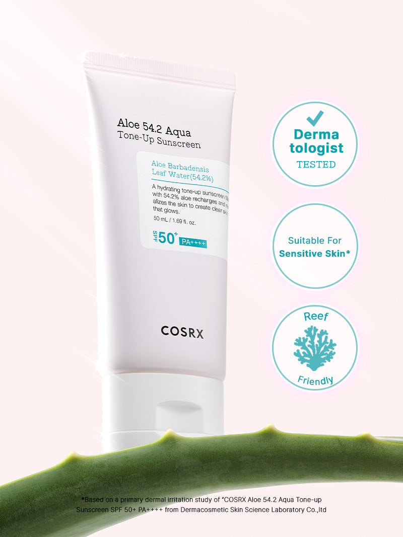 Kem chống nắng Cosrx Aloe 54.2 Aqua Tone Up Sunscreen SPF50+ 50ml