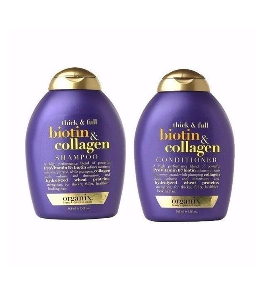 Dầu Gội, Xả OGX Thick&Full + Biotin&Collagen 385ml (NK)