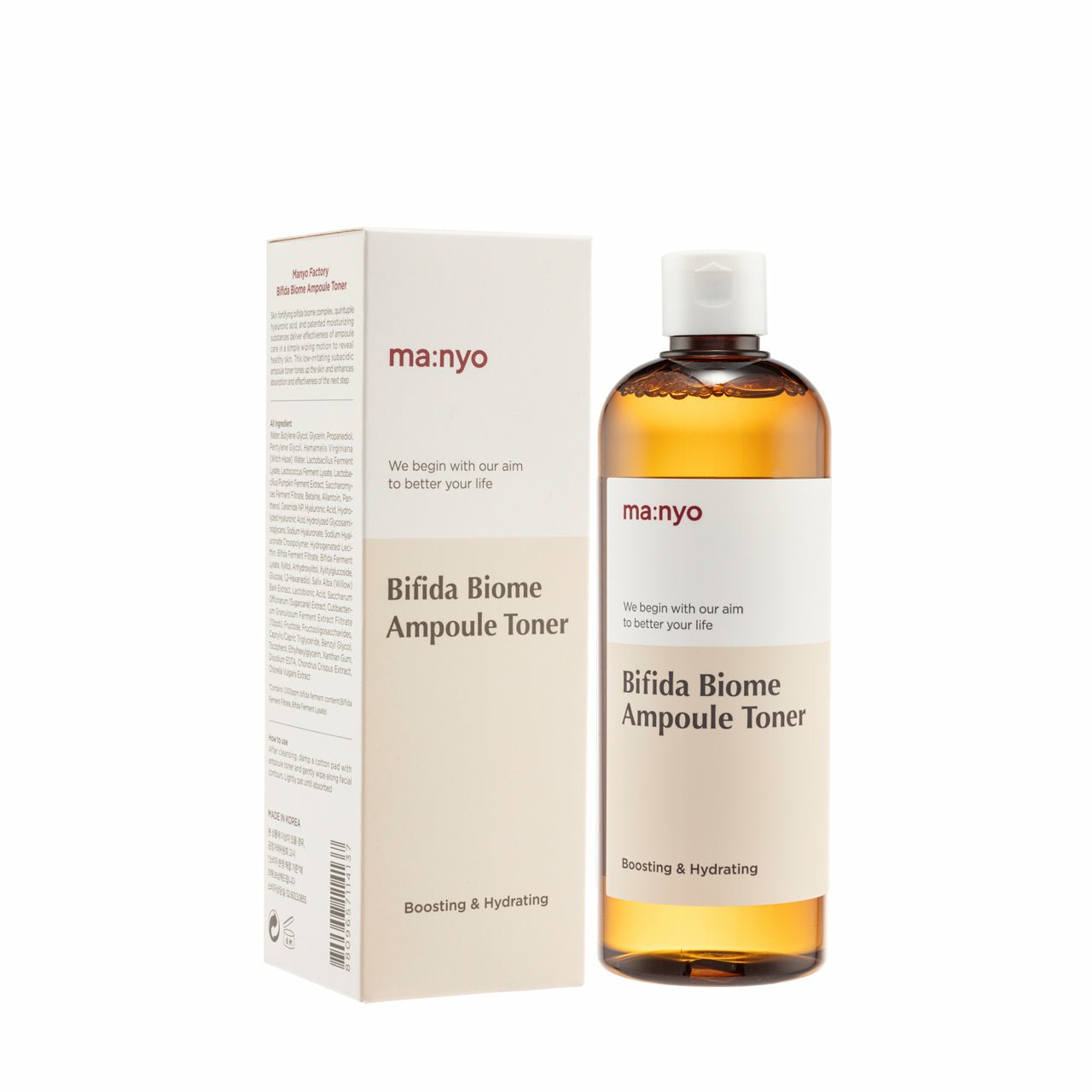 Nước Cân Bằng Ma:nyo Bifida Biome Ampoule Toner (NK)