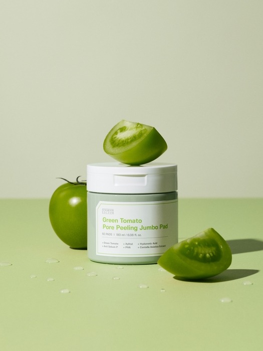 Pad Tẩy Da Chết Sungboon Editor Green Tomato Pore Peeling Jumbo 60 Pads (NK)