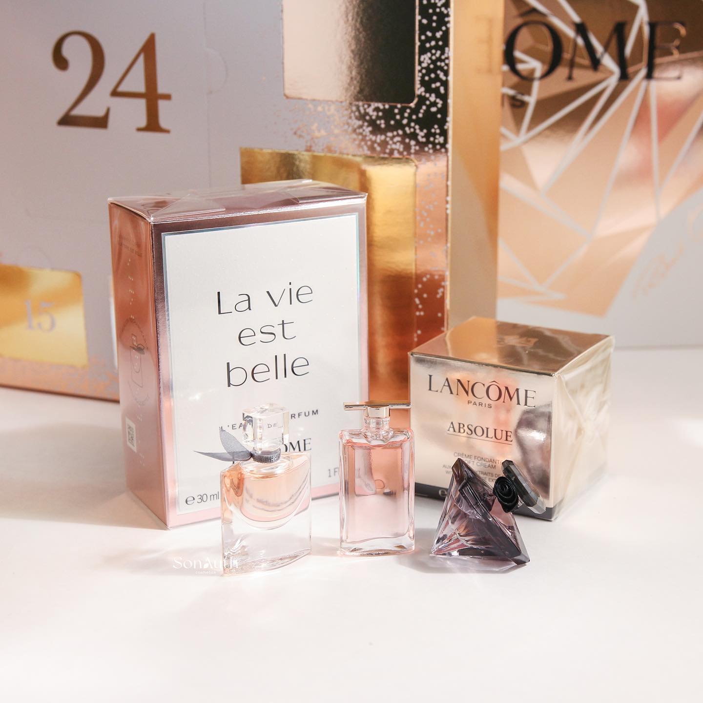 Bộ Sản Phẩm Lancome La Vie Est Belle Coffret Cadeau Calendrier Eau de Parfum Femme