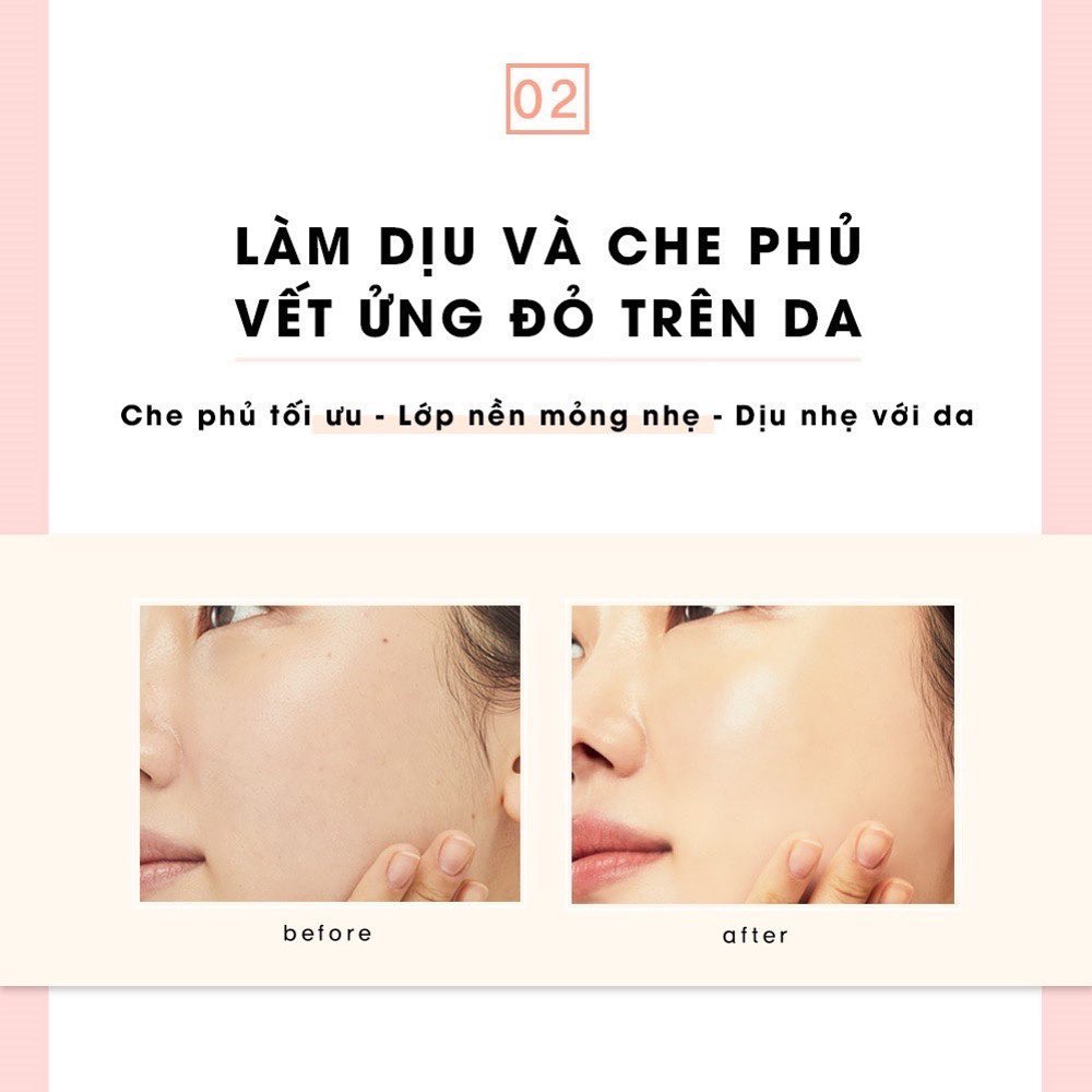 Phấn Nước Beausta Cicarecipe Serum Cushion SPF50+ 15g