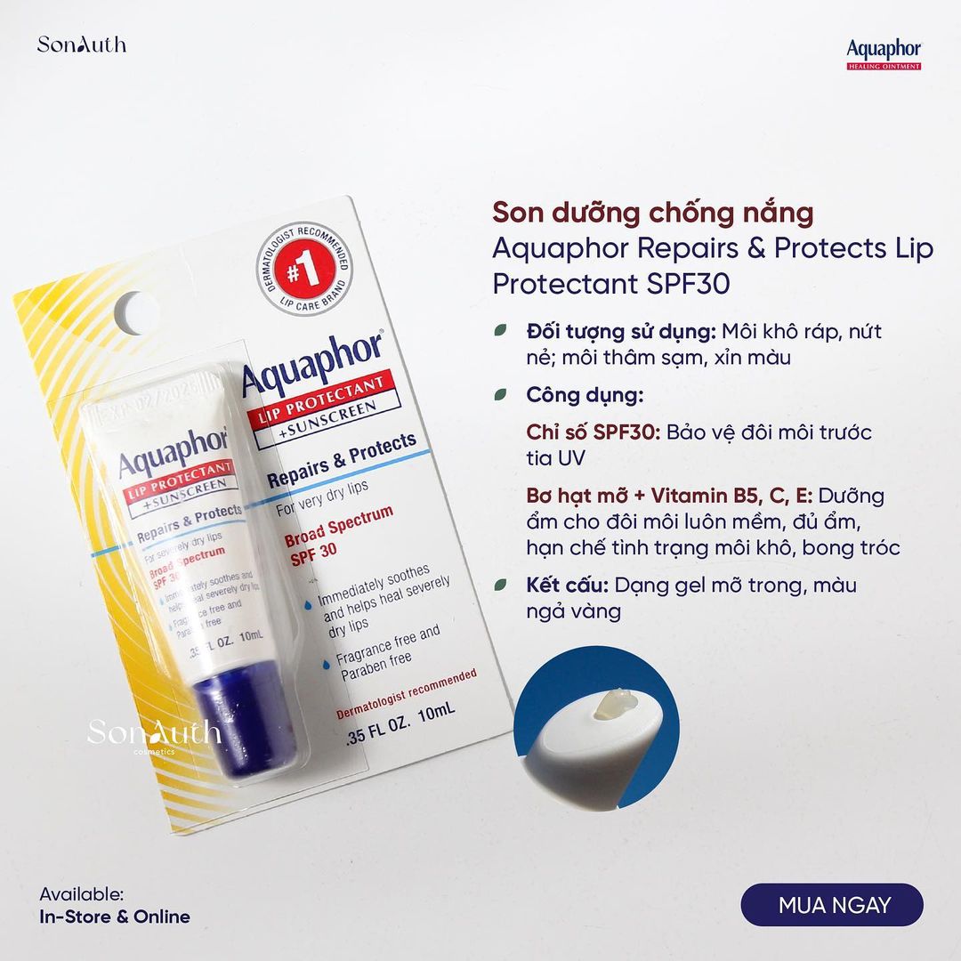 Son Dưỡng Môi Aquaphor Lip