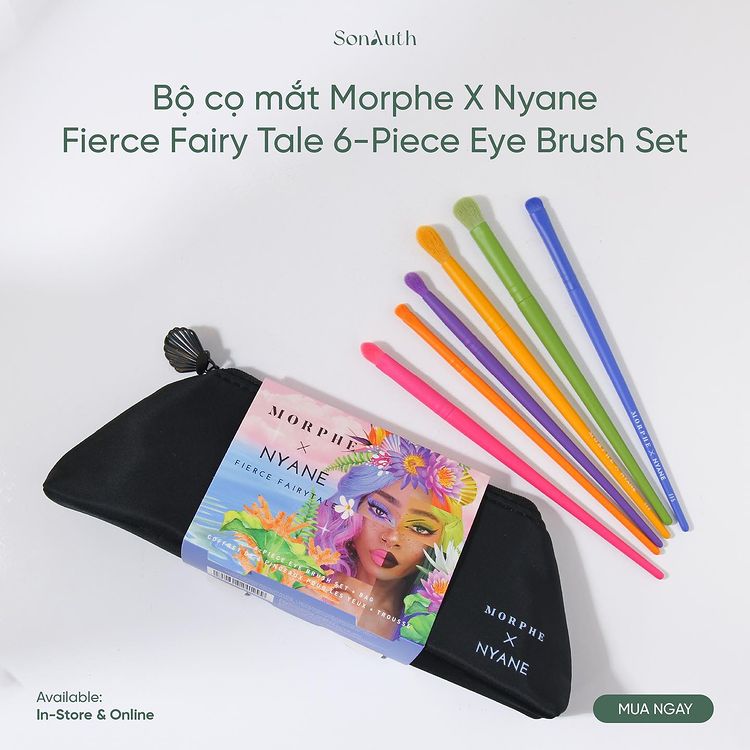 Morphe X Nyane Fierce Fairy Tale 6-Piece Eye Brush Set