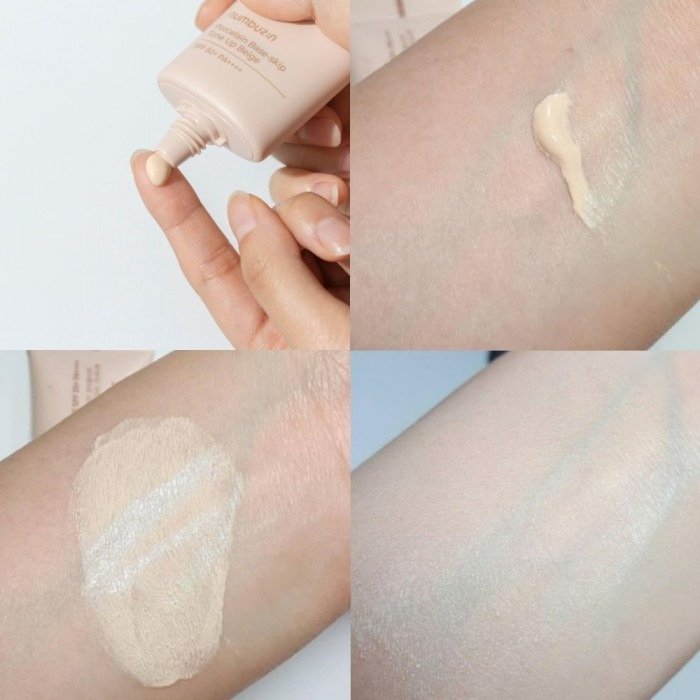 Numbuzin No.3 Porcelain Base-skip Tone Up Beige SPF50+ 35g