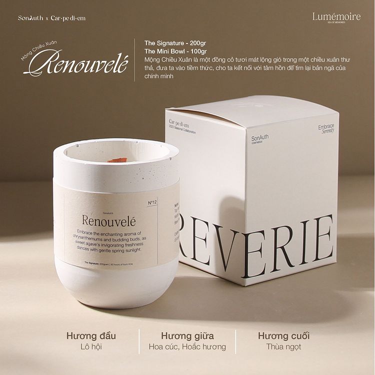 Lumémoire "The Mini Bowl" Scented Candle 100g (Exclusive Edition)