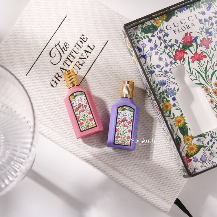 Bộ Nước Hoa Gucci Flora Gorgeous Magnolia 2pcs Set