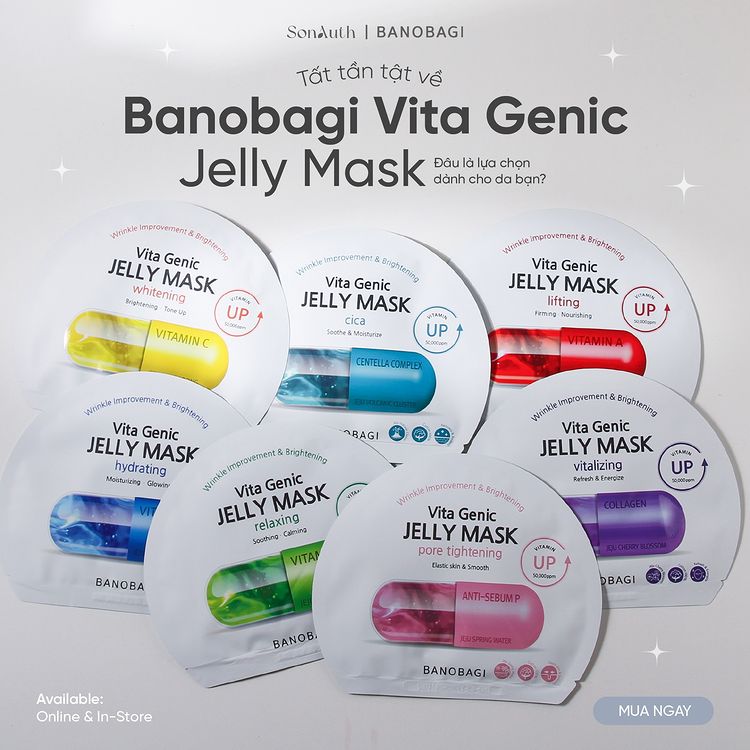 Mặt Nạ Giấy Banobagi Vita Genic Jelly Mask (NK)