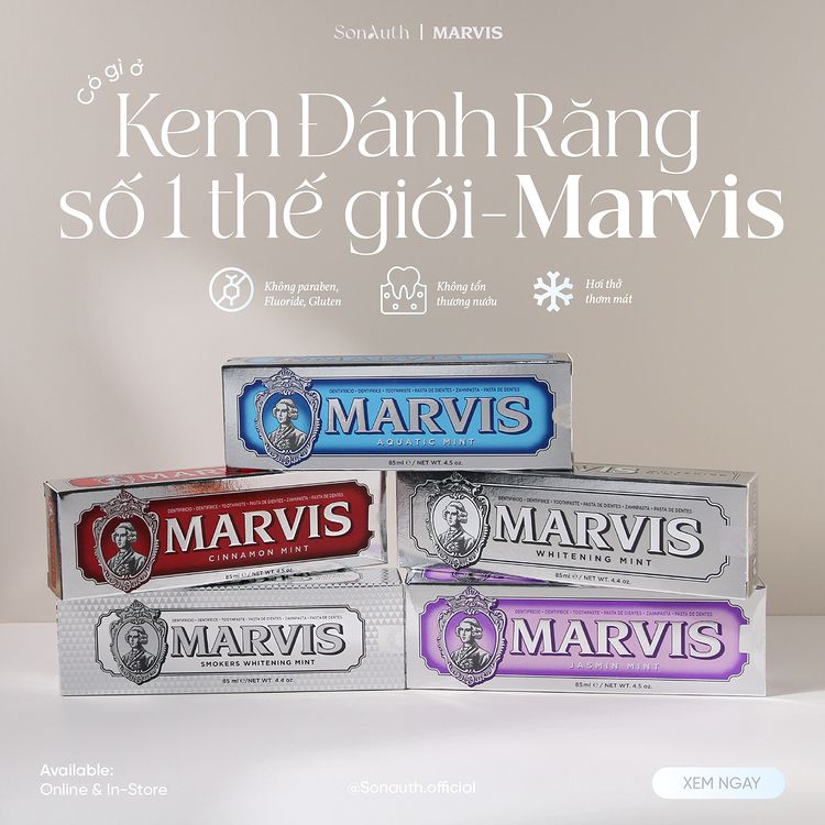 Kem Đánh Răng Marvis 85ml (NK)