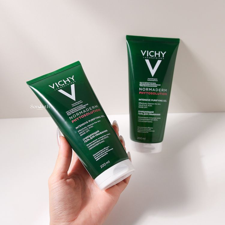 Sữa Rửa Mặt Vichy Normaderm Phytosolution Purifying Cleansing Gel 200ml (NK)