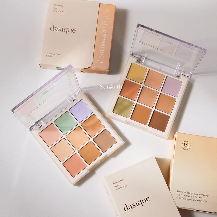 Bảng Che Khuyết Điểm Dasique Concealer Palette 9 Colors 9g