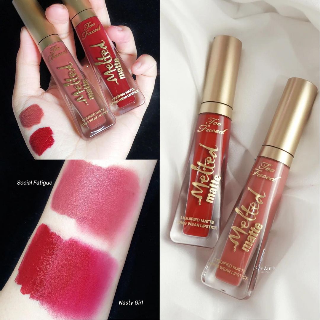 Son Kem Too Faced Liquified Matte Long Wear Lipstick