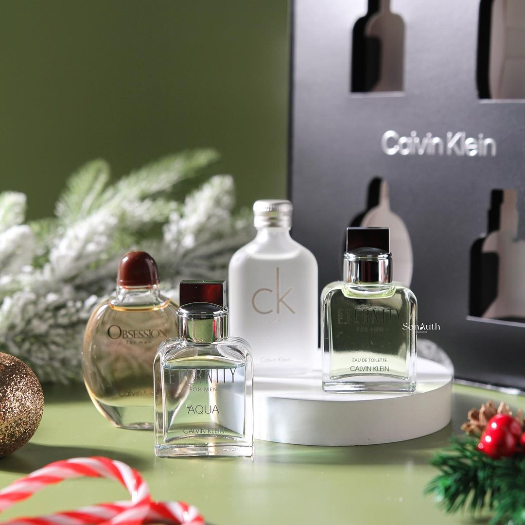 Bộ Nước Hoa Calvin Klein Eau De Toilette 4-Pcs Mini Set