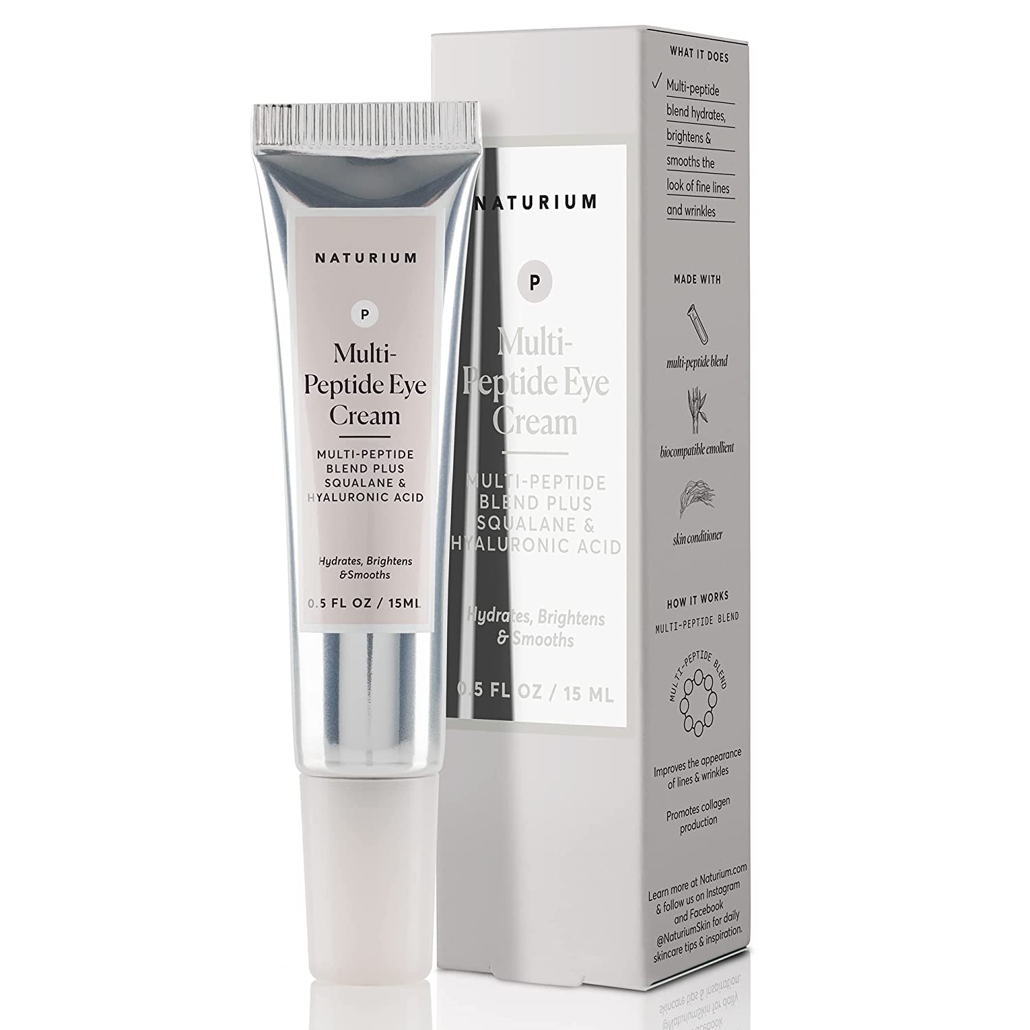 Kem mắt Naturium Multi-Peptide Eye Cream 15ml