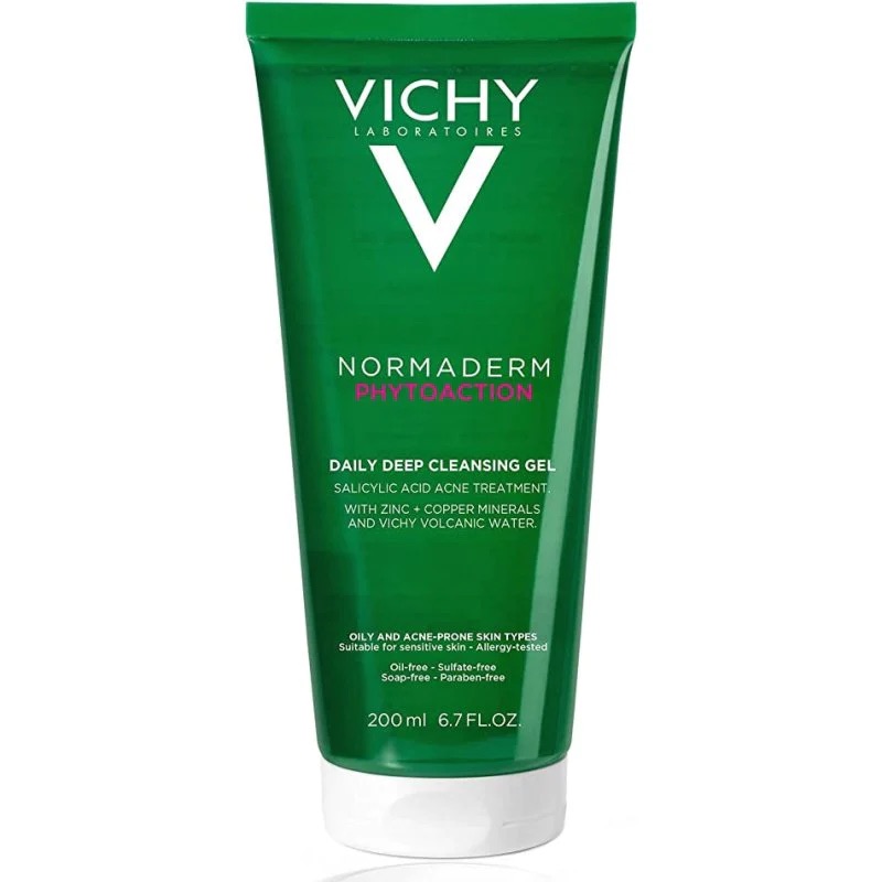 Sữa Rửa Mặt Vichy Normaderm Phytosolution Purifying Cleansing Gel 200ml (NK)