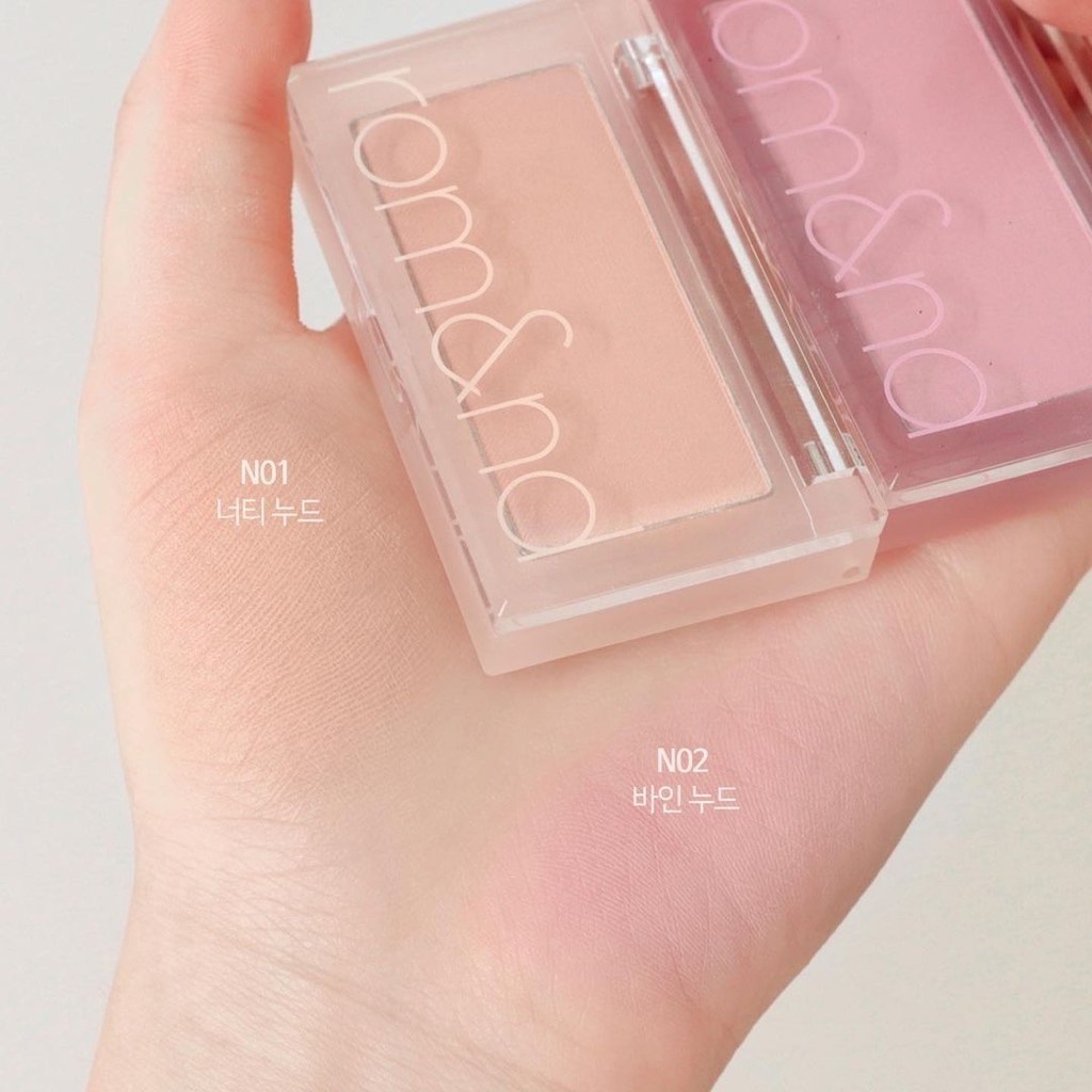 Blush Rom&nd Better Than Cheek - Teint Frais Et Naturel, Shade N02 Vine Nude