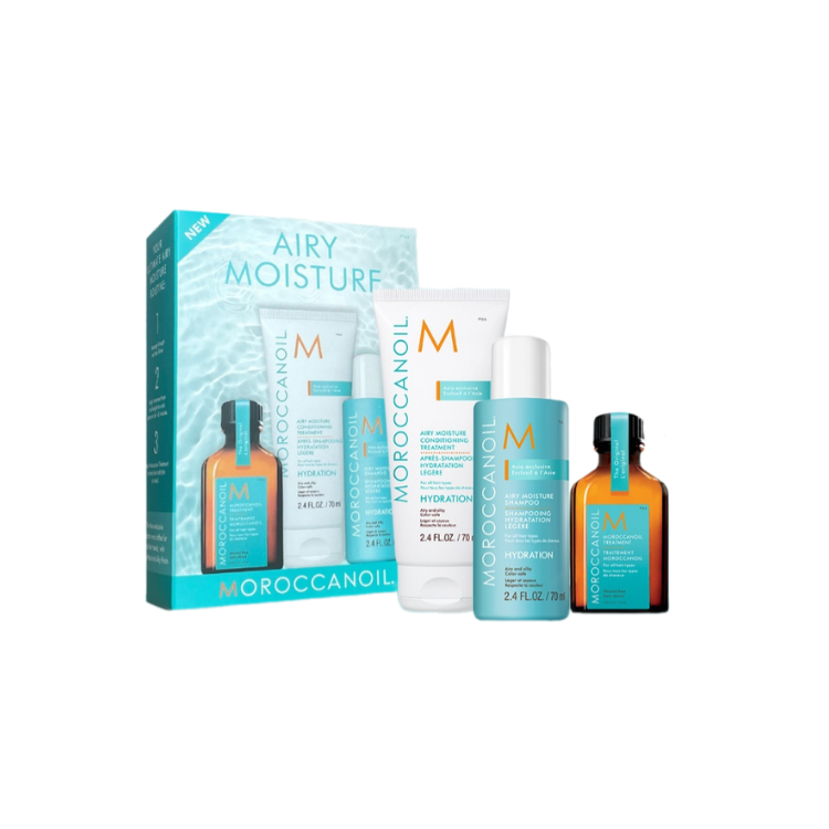 Bộ Chăm Sóc Tóc Moroccanoil Airy Moisture Travel Kit