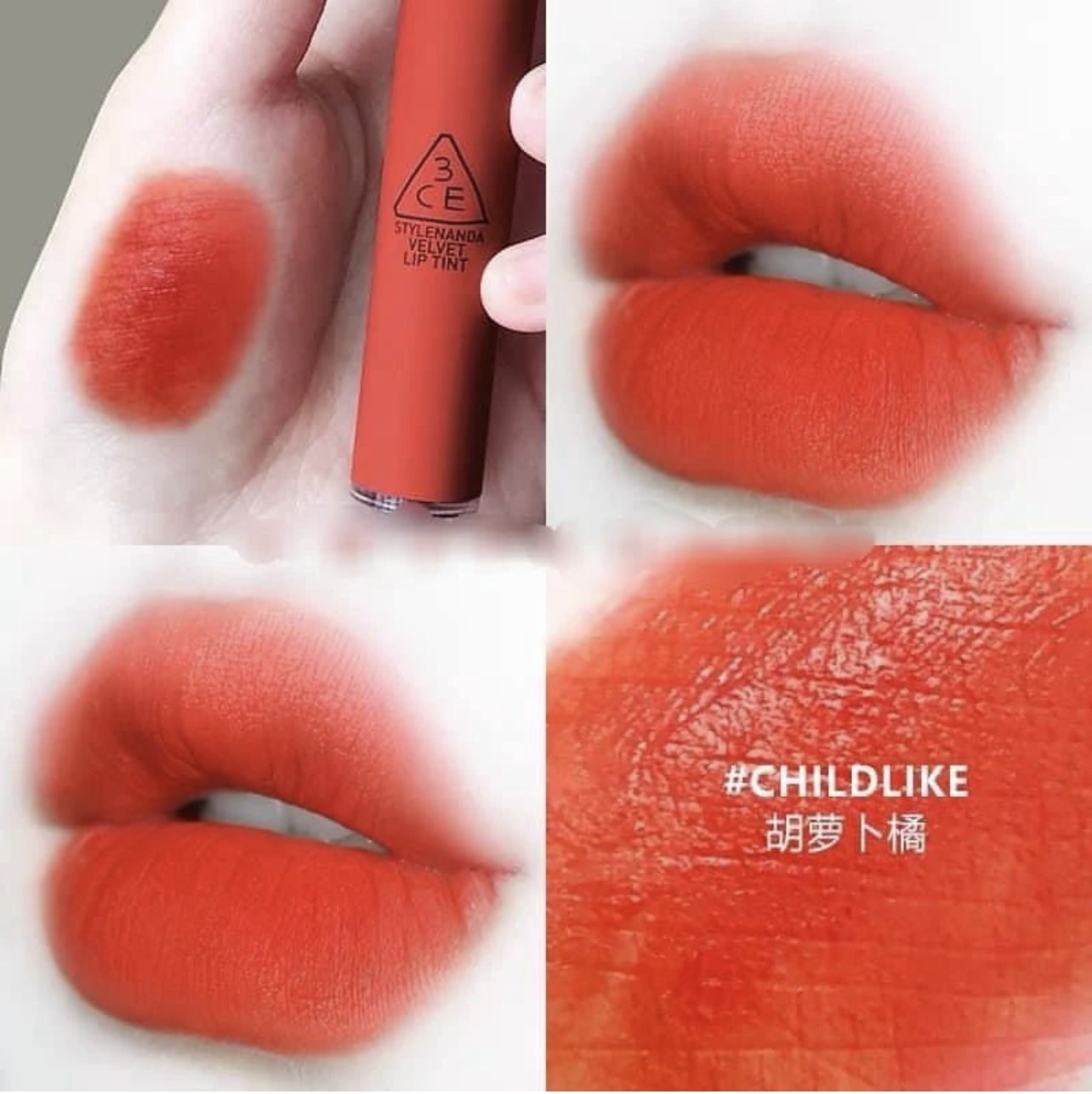 Son Kem 3CE Velvet Lip Tint