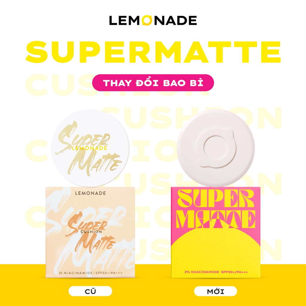 Phấn Nước Lemonade Supermatte Cushion 15g