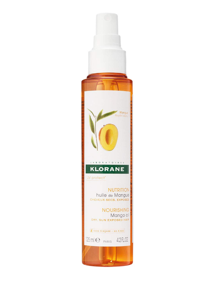 Klorane Nourishing Dry Hair Oil Spray with Mango 125ml