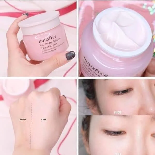 Kem Dưỡng Innisfree Jeju Cherry Blossom Tone Up/ Jelly Cream 50ml